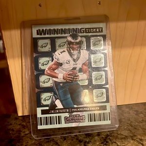 Jalen Hurts- 2022 Panini contenders winning ticket card